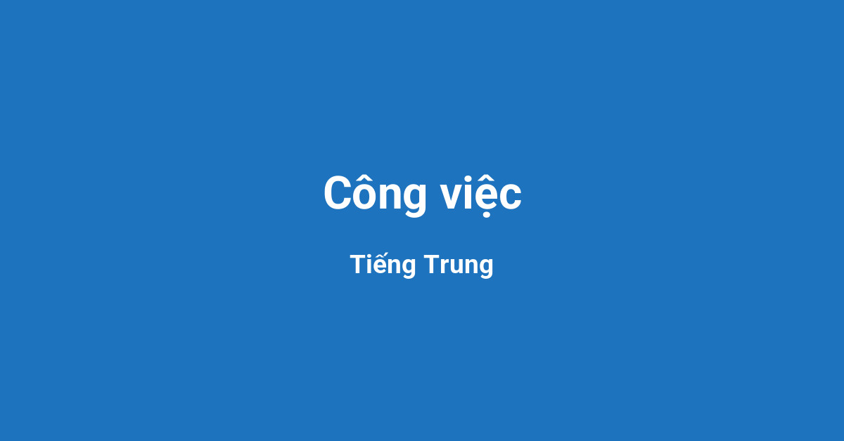 Công việc