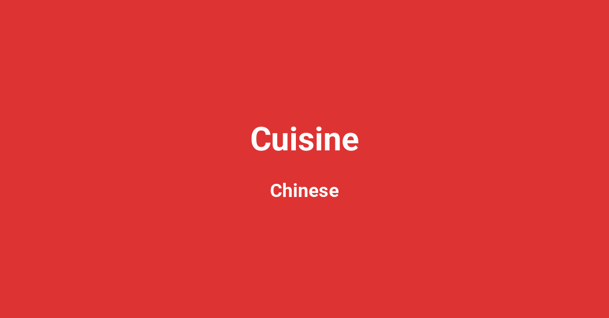Cuisine